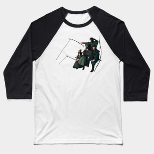 Fishing Samurai Baseball T-Shirt